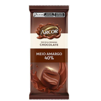 imagem de Chocolate Arcor Meio Amargo 40% 80g