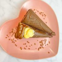 imagem de Cone trufado ninho com Nutella