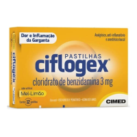 imagem de CIFLOGEX PASTILHA 12UND MEL-LIMAO CIMED