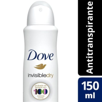 imagem de Desodorante Antitranspirante Aerosol Dove Invisible Dry 150ml