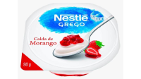 imagem de Iogurte Nestlé Grego Integral Calda Morango 90g