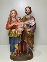 imagem de Imagem Sagrada Família 21cm resina importada