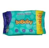 imagem de TOALHA UMEDECIDA ISABABY HORA DE BRINCAR LV100PG90