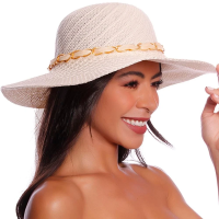 imagem de chapéu de praia-feminino