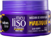 imagem de MASCARA CAPILAR SALON LINE MEU LISO MATIZADOR 300GR