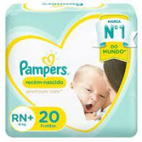 imagem de FR.PAMPERS R.NASCIDO RN+ 20UN