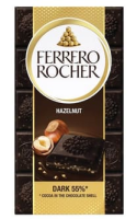 imagem de CHOCOLATE FERRERO ROCHER 90G CACAU AVELÃ DARK 55%