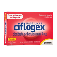 imagem de CIFLOGEX PASTILHA 12CPR CEREJA CIMED