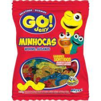 imagem de GOMA GO JELLY 70G MINHOCAS