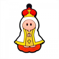 imagem de Chaveiro emborrachado Nossa Senhora de Fátima