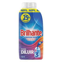 imagem de SABAO LIQ BRILHANTE DILUIVEL 500ML (FAZ 3L)