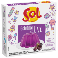 imagem de Gelatina Sol Uva 20G