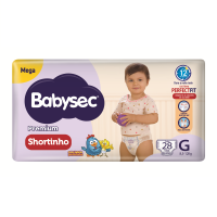 imagem de FRA.BABYSEC PREM.SHORTINHO G 28UN