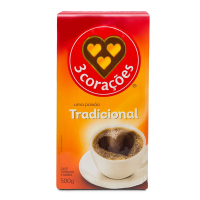 imagem de Café 3 Corações Vácuo Tradicional 500g