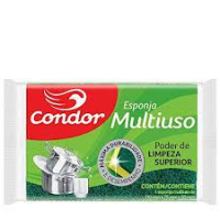 imagem de Esponja Condor Multiuso Antibacteriana Dupla Face