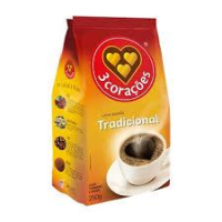 imagem de CAFÉ 3 CORAÇÕES TRADICIONAL 250G