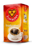 imagem de Cafe 3 Coracoes Tradicional Vacuo 500G