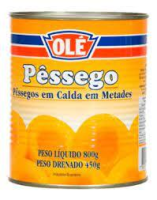 imagem de PESSEGO OLE  450G METADE