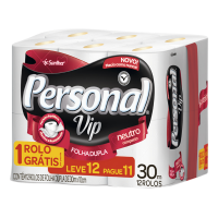 imagem de Papel Higiênico Personal Vip 30Mt L12 P110