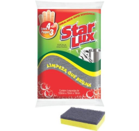 imagem de Esponja Starlux Multiuso Com 4