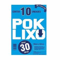 imagem de SACOS P LIXO POK LIXO 30 LT C  10 59X62