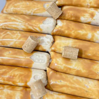 imagem de Geladinho de paçoca com doce de leite