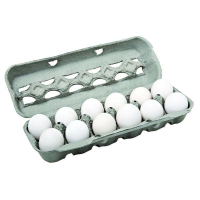 imagem de Ovos Brancos Silva Bandeija Com 12
