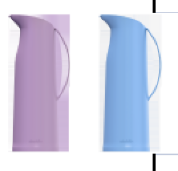 imagem de GARRAFA TERMI FUTURA PLUS LILAS AZUL CLARO 750ML R2075