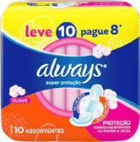 imagem de ABSORVENTE ALWAYS BAS.SV.AB.L10P8