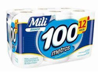 imagem de Papel Higienico Mili Bianco Neutro 12 100M