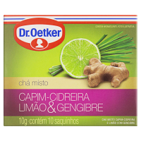 imagem de CHA DR.OETKER CAPIM CID LIMAO GENG 20G