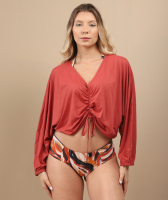 imagem de Blusa Elisa - Marrom Terroso