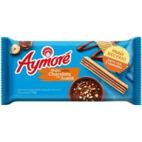 imagem de Biscoito AYMORE WAFER Chocolate AVELA 105GR