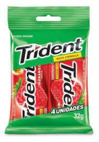 imagem de CHICLETE TRIDENT BAG MORANGO 4UNX8G