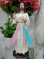 imagem de Jesus Misericordioso  Resina 30 cm