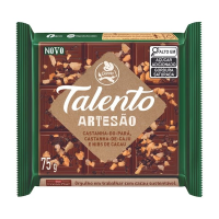 imagem de CHOC  BARRA TALENTO CAST CACAU 75G