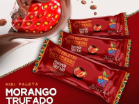 imagem de Mini Paletas Mexicanas - Morango com Nutella