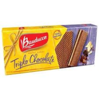 imagem de Biscoito Bauducco Wafer Triplo Chocolate 140g