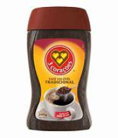 imagem de Cafe 3 Coracoes Soluvel Tradicional Vidro 200G