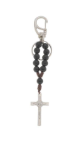 imagem de Chaveiro dezena de São Bento com mosquete - Preto