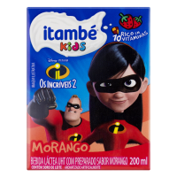 imagem de BEBIDA LÁCTEA ITAMBÉ KIDS MORANGO 200ML